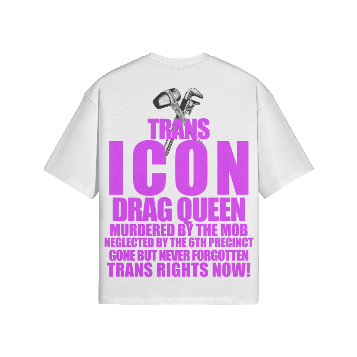 Marsha P. Johnson Memorial T-Shirt (White)